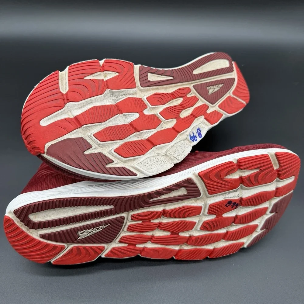 Altra Torin 5 Mens Size 12 Red Zero Drop Comfort Running Shoes Athletic Sneakers